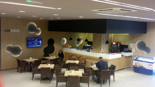 Kafe krug, Beograd – pult Kerrock